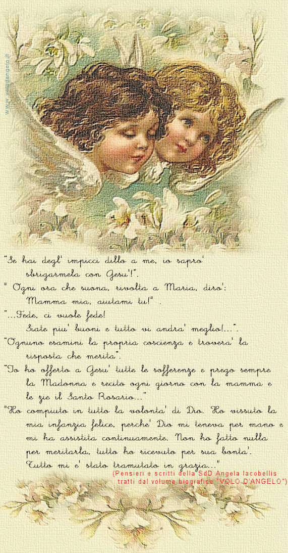 Angela Iacobellis alcuni pensieri e scritti